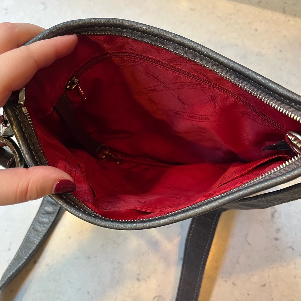Longchamp metallic gray Crossbody - Picture 3 of 8